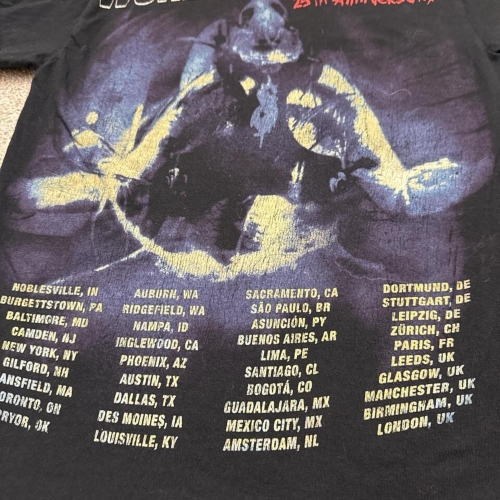 Slipknot 25th Anniversary World Tour T-Shirt Band Tee Metal Concert Merch - Picture 2 of 8